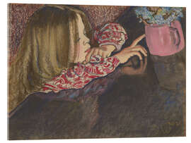 Acrylglasbild Helenka mit Vase