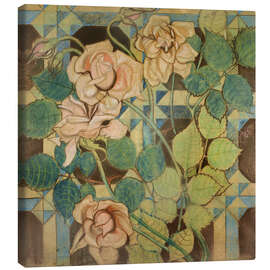 Leinwandbild Rosen - Stanislaw Wyspianski