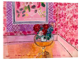 Acrylglasbild 30 ans ou la vie en rose, 1931 - Raoul Dufy