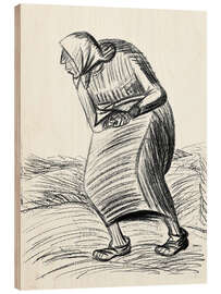 Holzbild Fluch, 1922