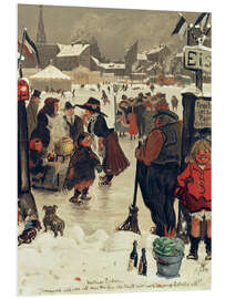 Hartschaumbild Berliner Eisbahn