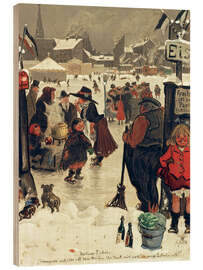 Holzbild Berliner Eisbahn