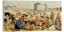 Holzbild Das Flaschenkind, 1912 - Heinrich Zille