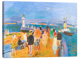 Leinwandbild La Jetée de Honfleur (Der Pier von Honfleur), 1928