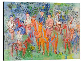 Aluminium print Les Cavaliers sous Bois (Riders in the Forest), 1932 - Raoul Dufy
