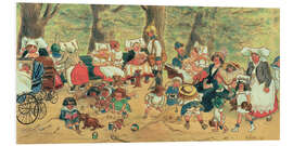 Hartschaumbild Im Berliner Tiergarten, 1911