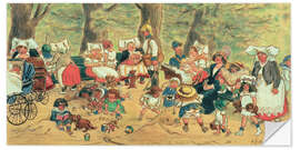 Wandsticker Im Berliner Tiergarten, 1911