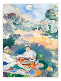 Wandbild Les Gymnastes (Die Turner) - Raoul Dufy