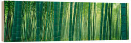 Holzbild Bambuswald, Sagano, Kyoto, Japan