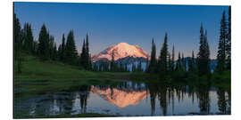 Alubild Rainier und der kleine Tipsoo-See