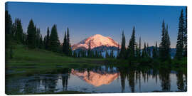 Leinwandbild Rainier und der kleine Tipsoo-See