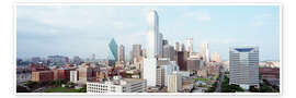 Wandbild Skyline von Dallas, Texas, USA