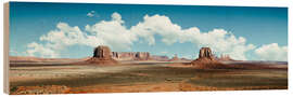 Holzbild Monument Valley, Navajo Nation, Utah, USA
