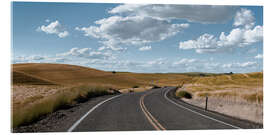 Acrylglasbild Highway 27, Palouse, Washington, USA