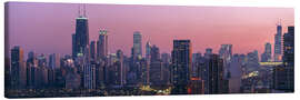 Leinwandbild Nacht, Chicago,