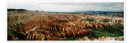 Wandbild Felsformationen, Bryce Canyon Nationalpark, USA