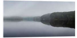 Acrylglasbild Togue Pond im Nebel, Baxter State Park, Maine, USA