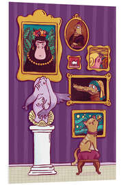 Hartschaumbild Tiermuseum - Sandy Thißen