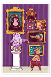 Wandbild Tiermuseum - Sandy Thißen