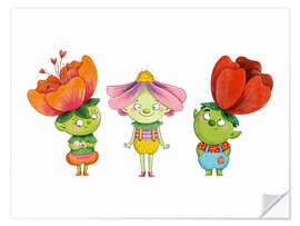 Wandsticker Gartenwichtel