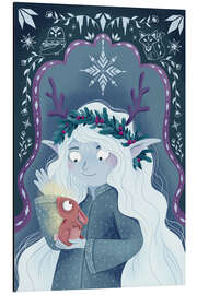 Alubild Winterelfe - Sandy Thißen