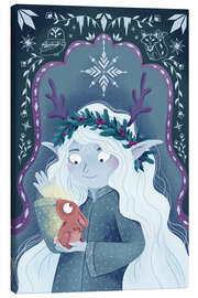 Leinwandbild Winterelfe - Sandy Thißen