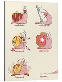 Alubild Alle Arten von Schnecken - Sandy Thißen