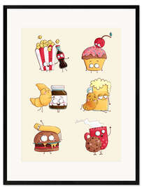 Gerahmter Kunstdruck Foodfriends
