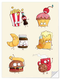 Wandsticker Foodfriends