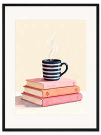 Gerahmter Kunstdruck Kaffeepause