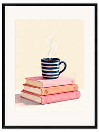 Gerahmter Kunstdruck Kaffeepause