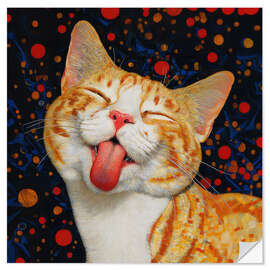 Wandsticker Zungenmodus: Aktiviert