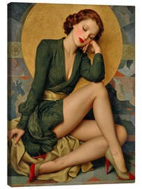 Leinwandbild Seide und Stille