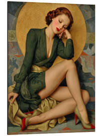 Magnettafel Seide und Stille