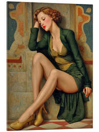 Acrylglasbild Ihr zartes Echo - DejaReve