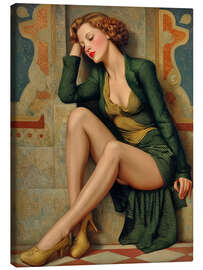 Tableau sur toile Her Delicate Echo - DejaReve