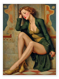 Wandbild Ihr zartes Echo - DejaReve