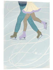 Acrylglasbild Eisige Liebe