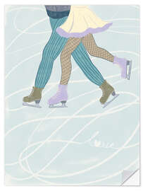 Wandsticker Eisige Liebe