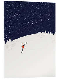 Acrylglasbild Tanz auf dem Mond