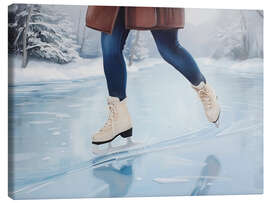 Leinwandbild Schlittschuhlaufen - Ohkimiko