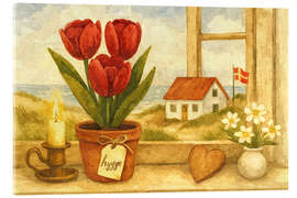 Acrylglasbild Küstenlicht und Frühlingswärme - Sabine Wagner