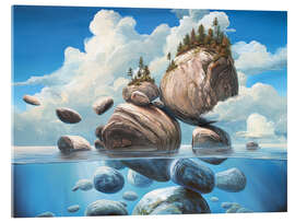 Acrylglasbild Felsen und Steine - Georg Huber