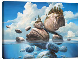 Leinwandbild Felsen und Steine - Georg Huber