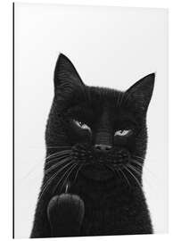 Alubild Katze der Dunkelheit - Valeriya Korenkova