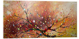 Acrylglasbild Blüte - Theheartofart Gena