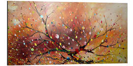 Alubild Blüte - Theheartofart Gena