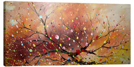 Leinwandbild Blüte - Theheartofart Gena