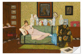 Wandsticker Eine Träumerei, Im Haus des Künstlers, 1878 - John Atkinson Grimshaw