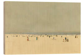 Holzbild Sand, Meer und Himmel, eine Sommerphantasie, 1892